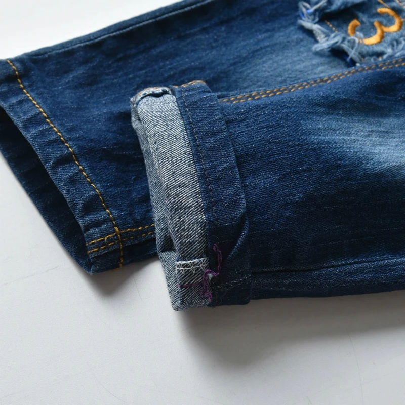 

Autumn Baby Boy Denim Jeans Elastic Waist Toddler Boy Jeans Fashion Kids Jeans Casual Pants Baby Boy Clothes Denim Trousers