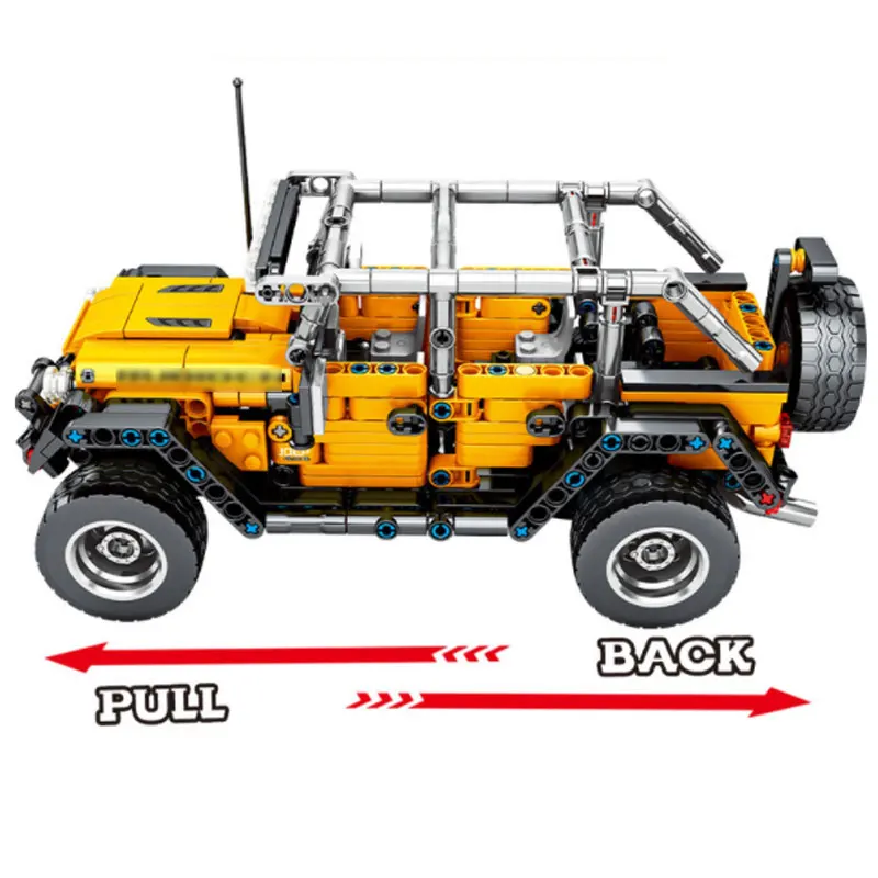 Внедорожник Adventurer Jeeps 701601 грузовик Lepining Creator технические строительные блоки