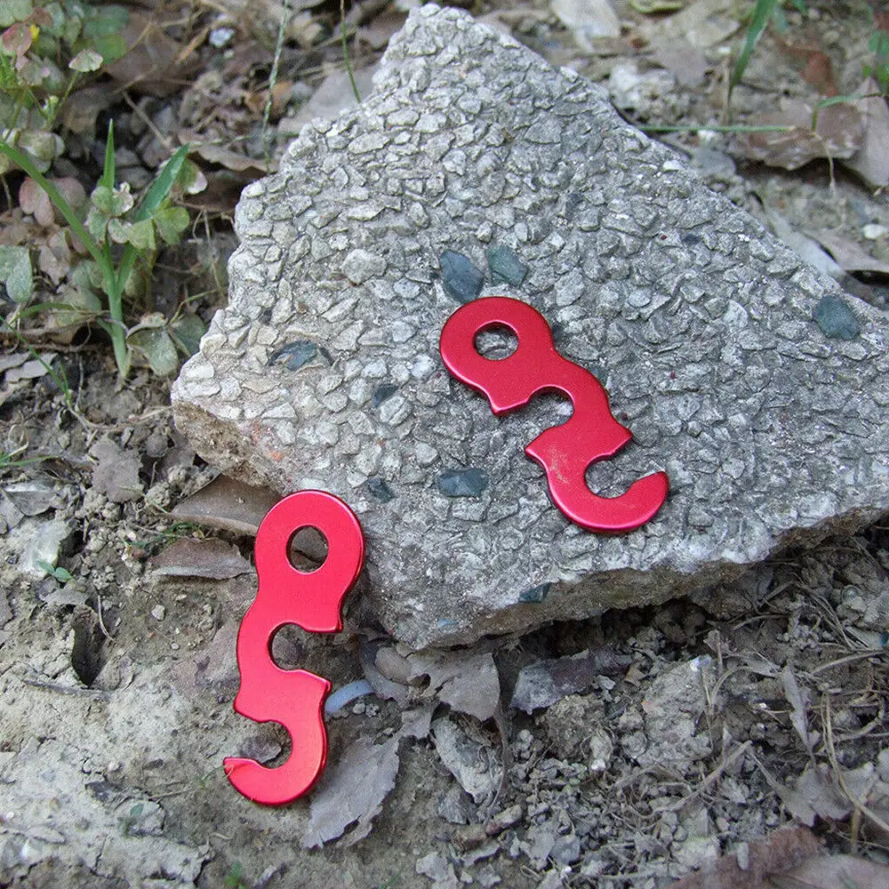 

Perfeclan 10pcs Aluminum Alloy Camping Tent Cord Adjuster Wind Rope Red Tent Tensioners Guyline Runners Rope Tensioners
