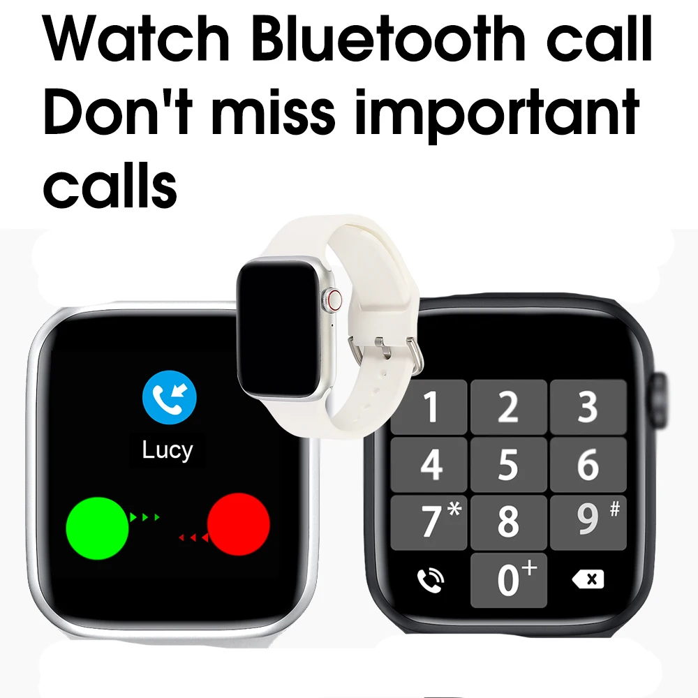 Новинка W26 Plus умные часы с поворотной кнопкой 44 мм 1 75 дюйма Bluetooth Звонок музыка