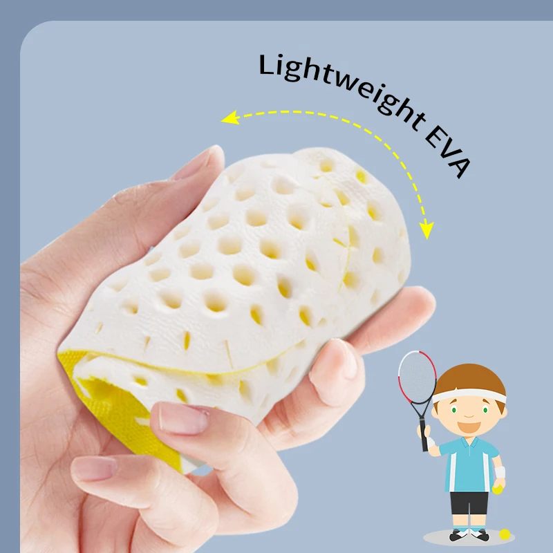 Детские стельки вентилируемые впитывающие пот дезодорирующие мягкие спортивные