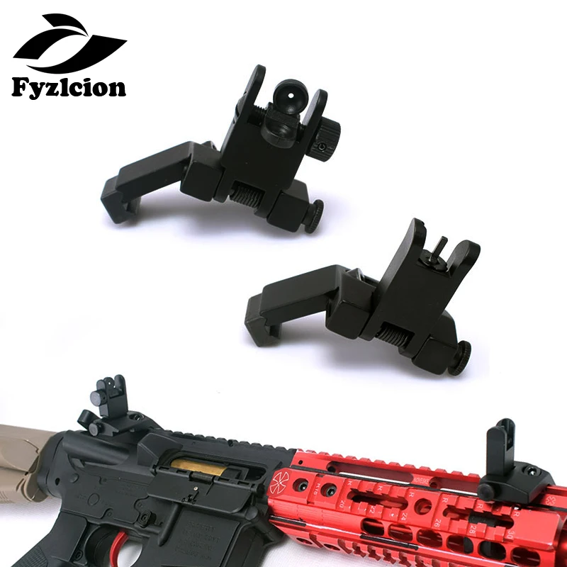 Пистолет Аксессуары складной AR15 AR 15 45 градусов передний и задний прицел Flip up