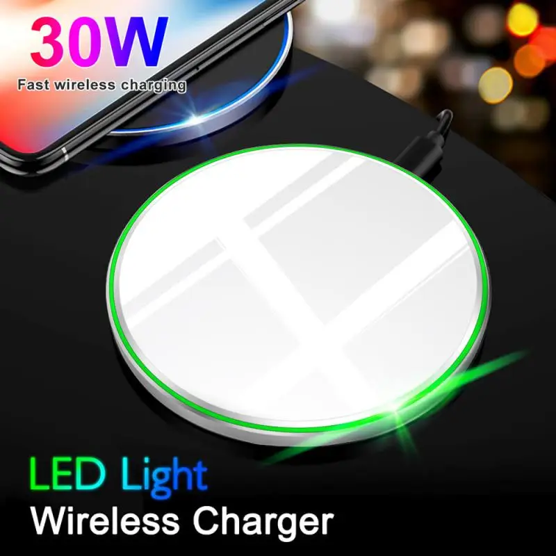 

20W/30W Fast Wireless Charger For iPhone 11 X XS Max XR 8 Plus FDGAO/Metal QI Wireless Charger