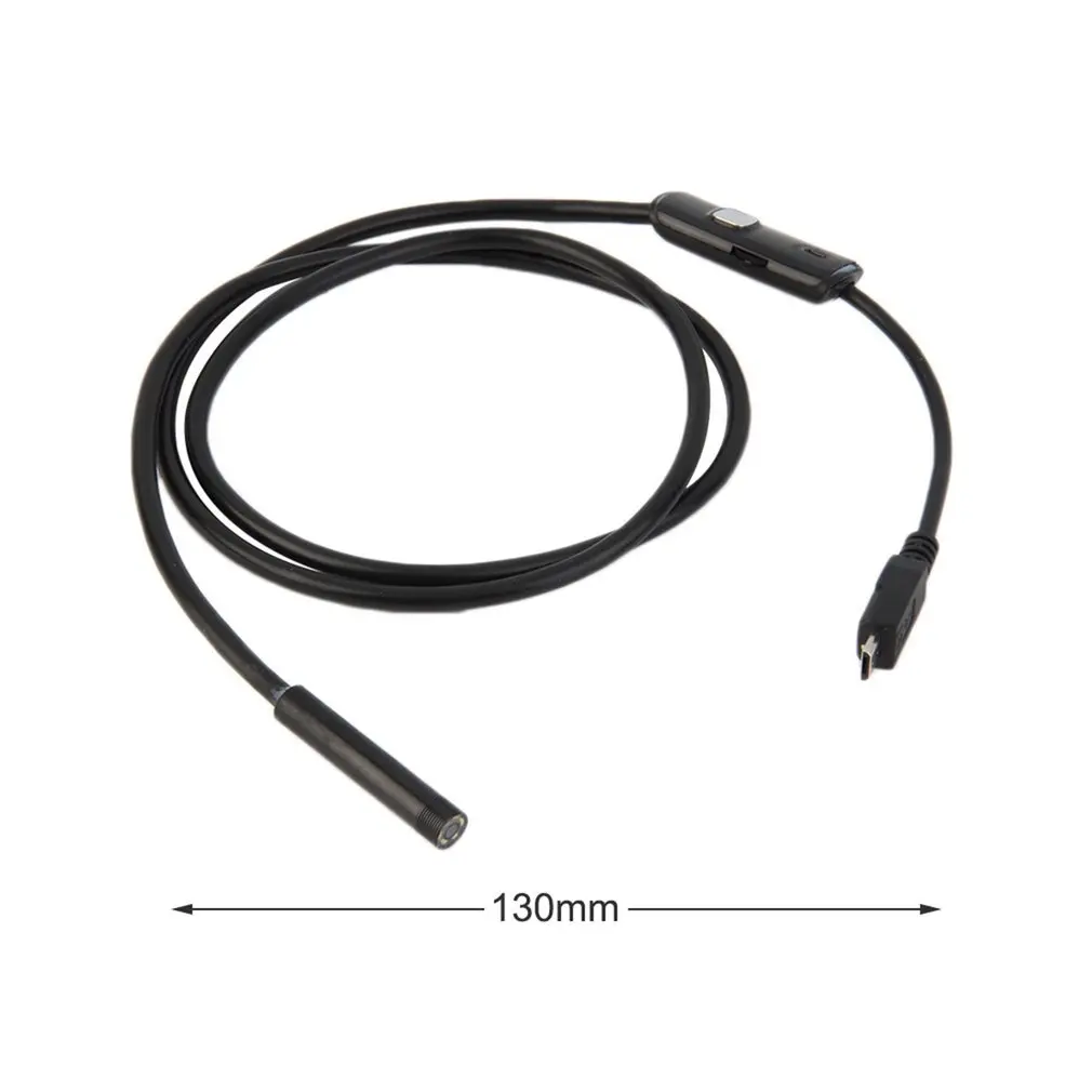 1M 6LED USB Waterproof IP67 Endoscope Borescope Tube Snake Camera 7mm Lens For Android PC Wholesale DropShipping | Инструменты