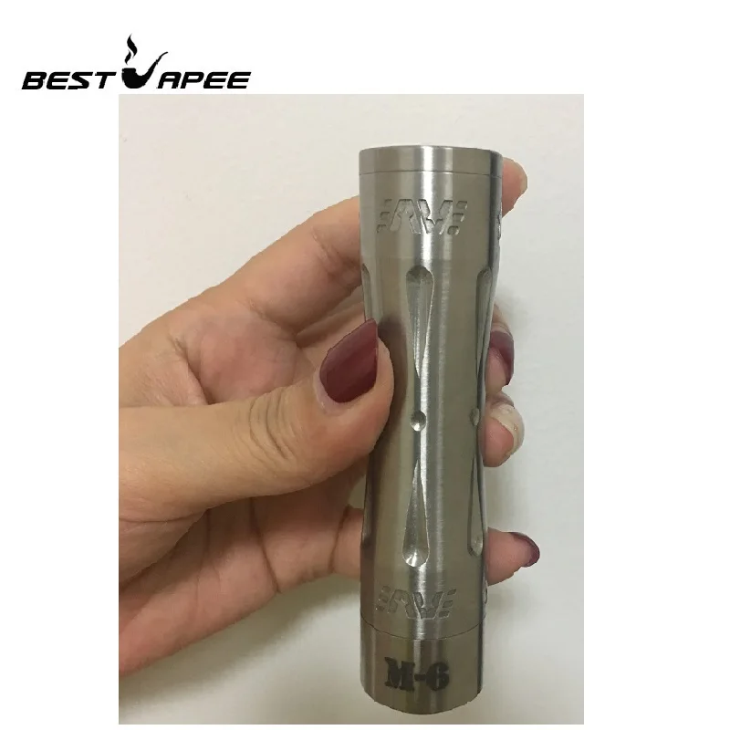 Электронная сигарета M6 AV механический мод RDA Paragon v2 латунный подходит для батареи