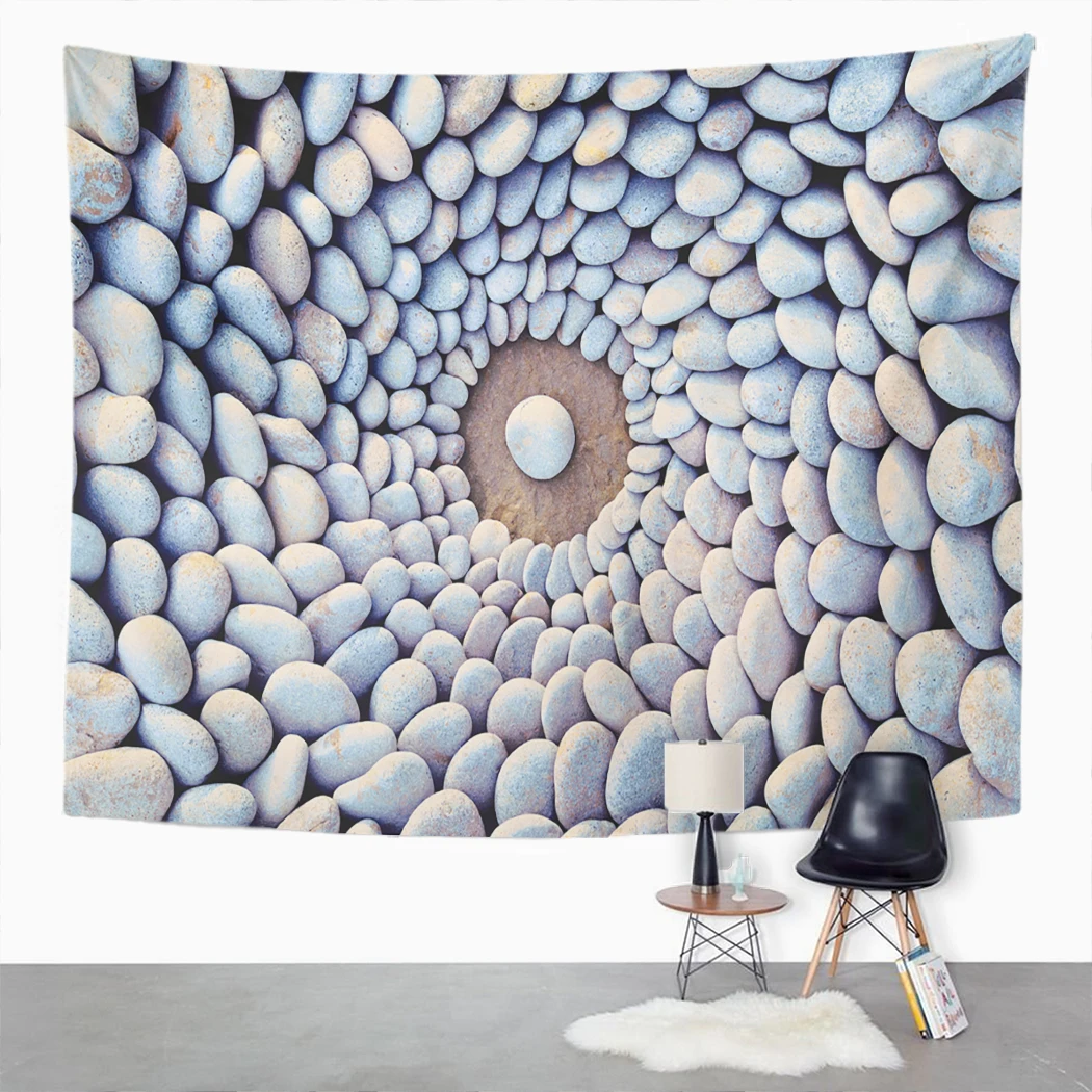 

Cobble Stone Tapestry Wall Hanging Boho Decor Geometric Wall Cloth Tapestries Hippie Wall Tapestry for Bedroom Home Dorm Decor