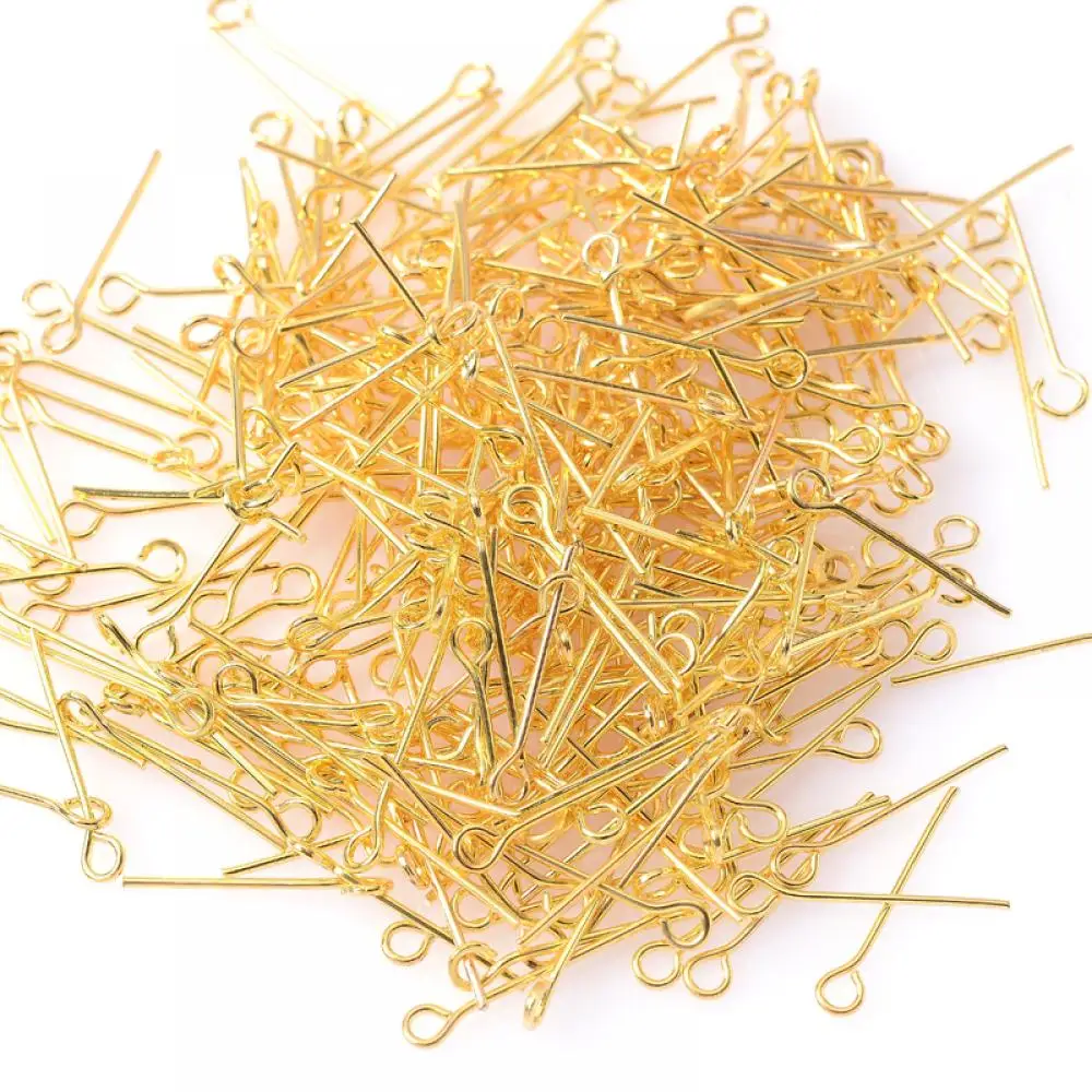 Классические булавки с глазком для изготовления ювелирных изделий 6 цветов 200