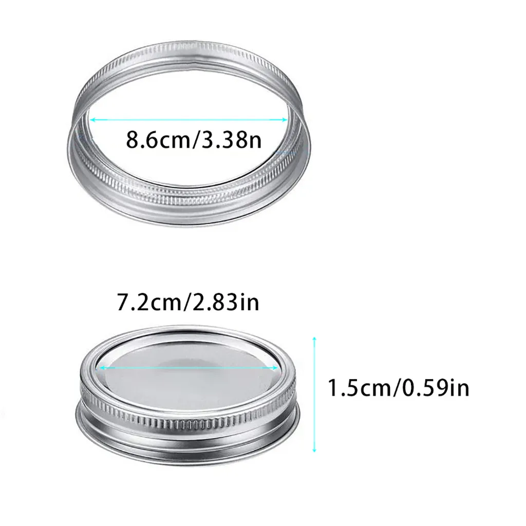 Крышечки для консервирования обычные крышки банкнот масонской банки с широким