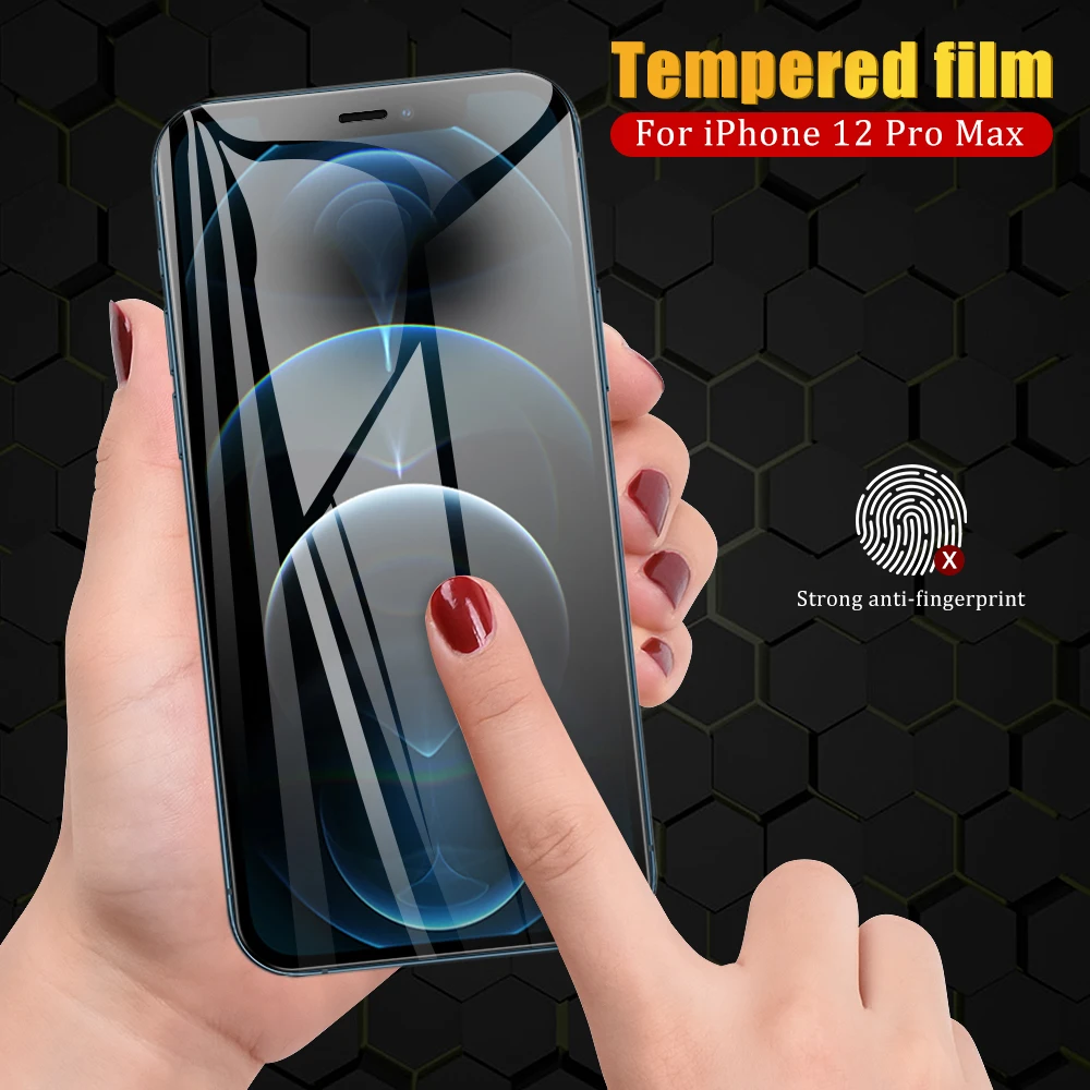 Full Cover Tempered Glass For iPhone 7 8 6 Plus XS Max XR X 11 12 14 Pro Max SE 2020 Screen Protector 10H Protective Glass Film