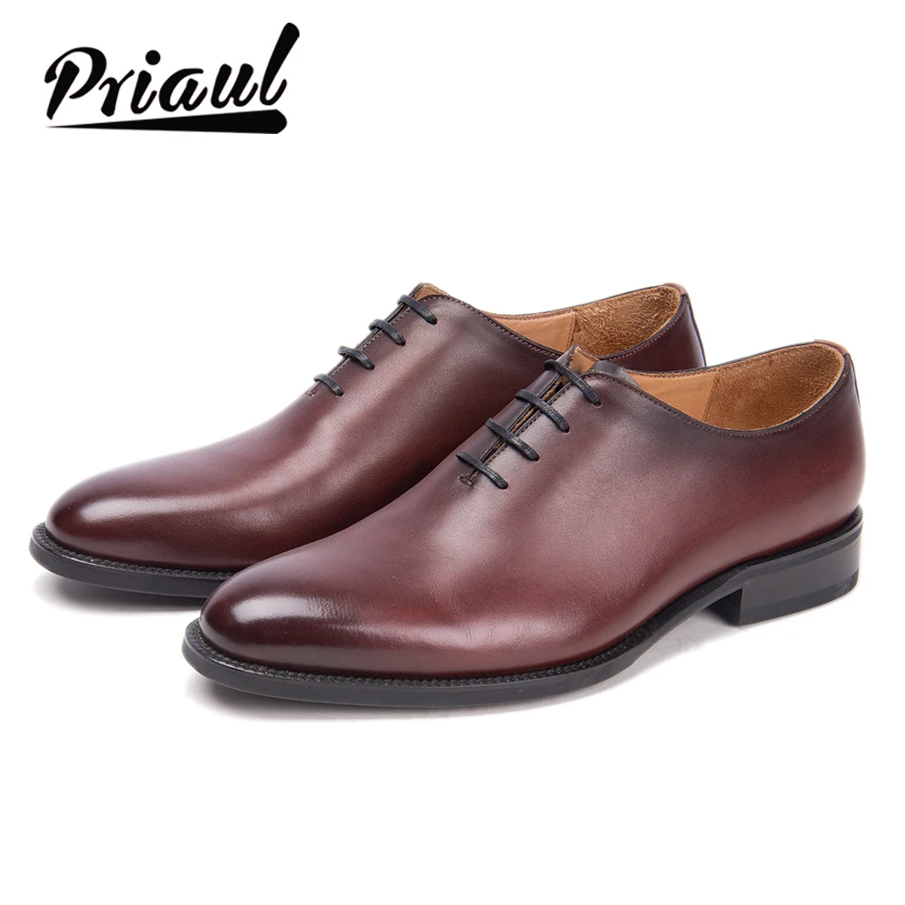 Туфли оксфорды мужские из натуральной кожи модные под заказ классические для