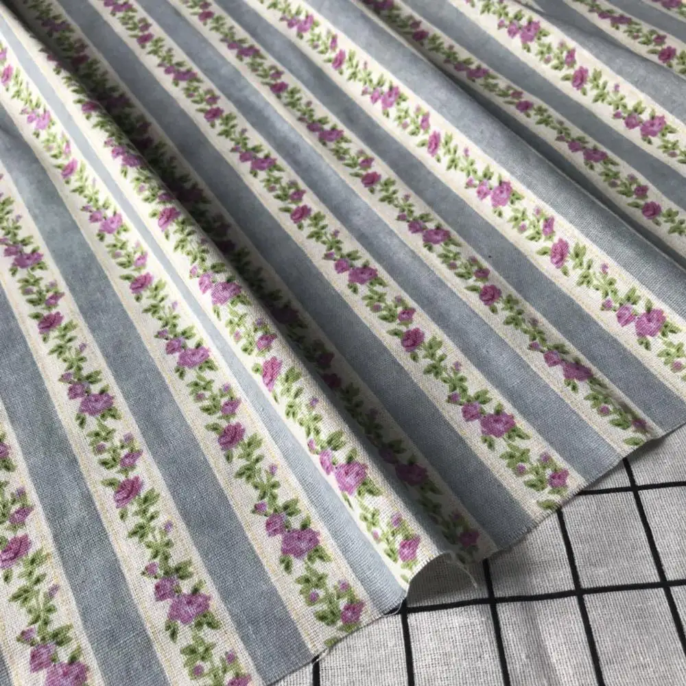 150 см ширина европейском винтажном стиле светло фиолетового цвета с принтом