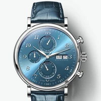 luxury brand switzerland lobinni perpetual calendar automatic mechanical mens watches sapphire multi function clocks l13019 9