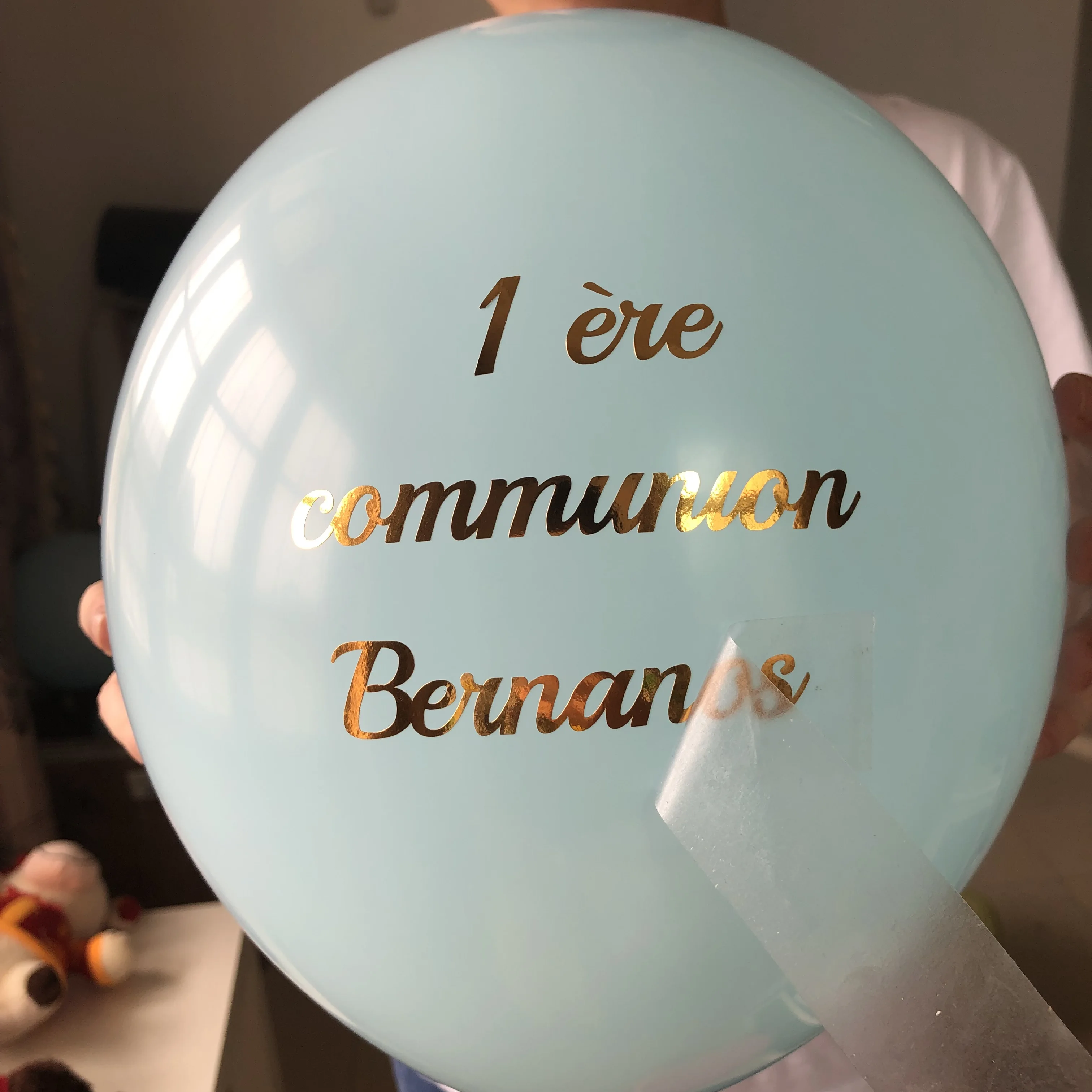 6 мое крещение детские синие персональные Мое Первое Святое Причастие латексные