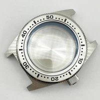 watch parts 62mas stainless steel watch case sapphire crystal rotating bezel suitable for nh3536 automatic movement
