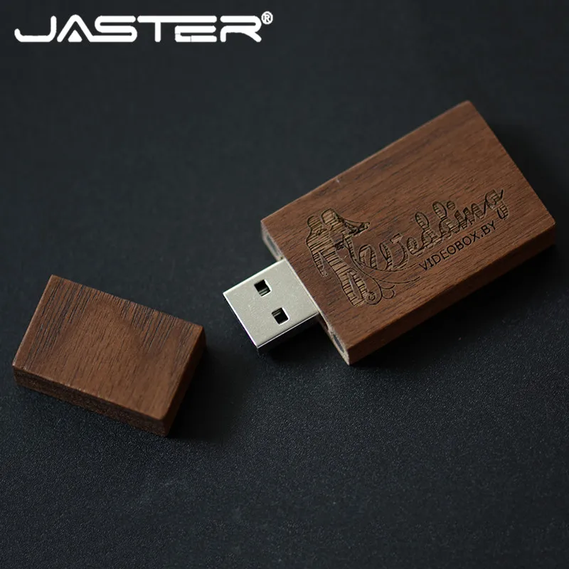 JASTER деревянный блок USB флеш-накопитель Красная деревянная Флешка 4 ГБ 8 ГБ 16 ГБ 32 ГБ флеш-накопитель карта памяти U диск Подарок USB 3,0