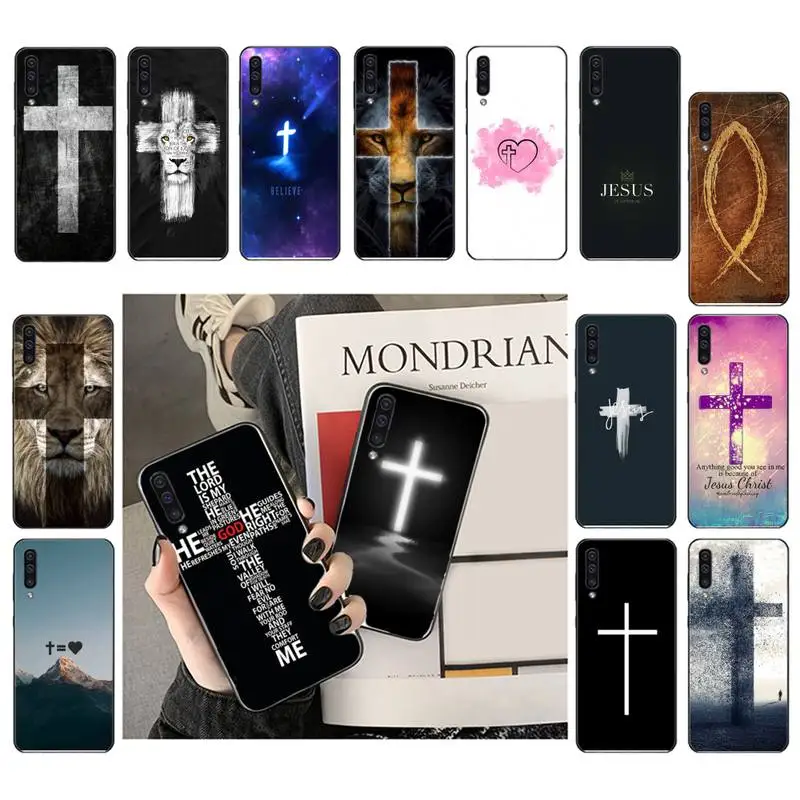 

Jesus Christ Cross Phone Case For Samsung A41 A31 A50 A32 A11 A12 A02 A52 A21 M31 A72 A51 A70 A71 A21S