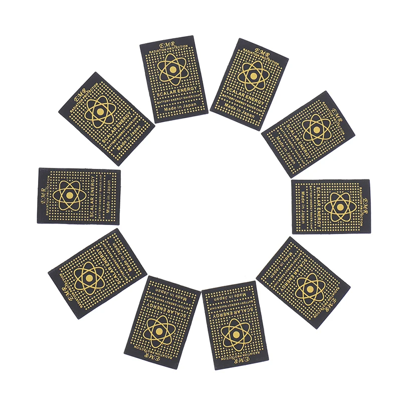 10 шт. стикер для телефона с акселерометром радиационный чип защита сохраняющее
