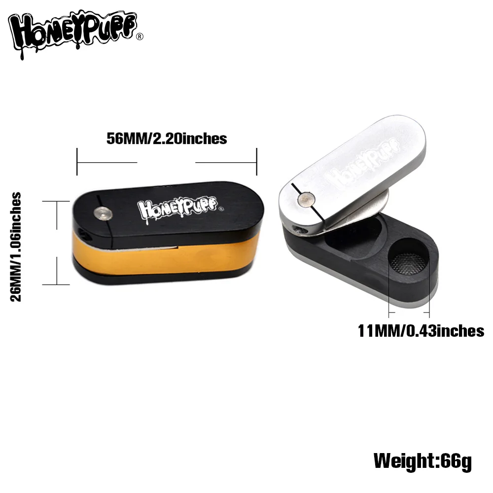 Бренд ''HORNET'' двухслойная металлическая Поворотная курительная