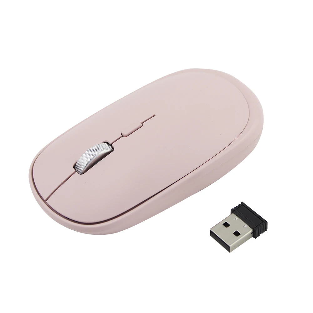 CHYI Bluetooth 4,0+ 2,4 ГГц Беспроводная Двухрежимная мини компьютерная мышь 3D Портативная оптическая Usb Mause PC розовая офисная мышь для ноутбука