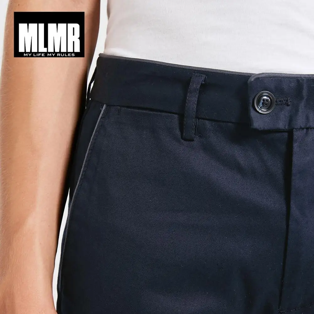 MLMR мужские хлопковые Стрейчевые облегающие повседневные брюки JackJones новая
