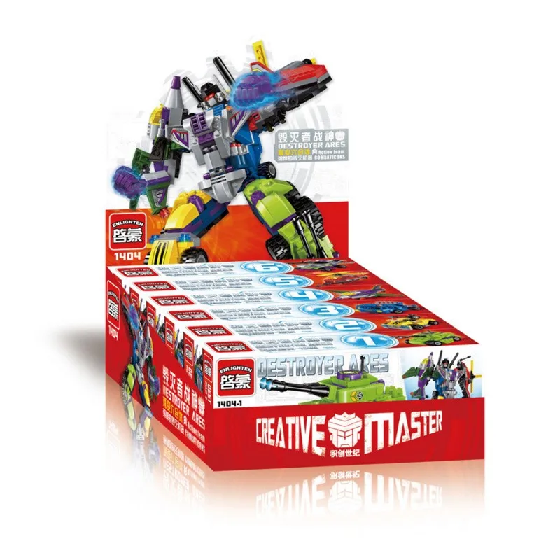 

Enlighten 506Pcs Destroyer Mars Model Kit Creator Bricks Building Blocks Sets Robot Toy Brinquedos Educational Toys for Children