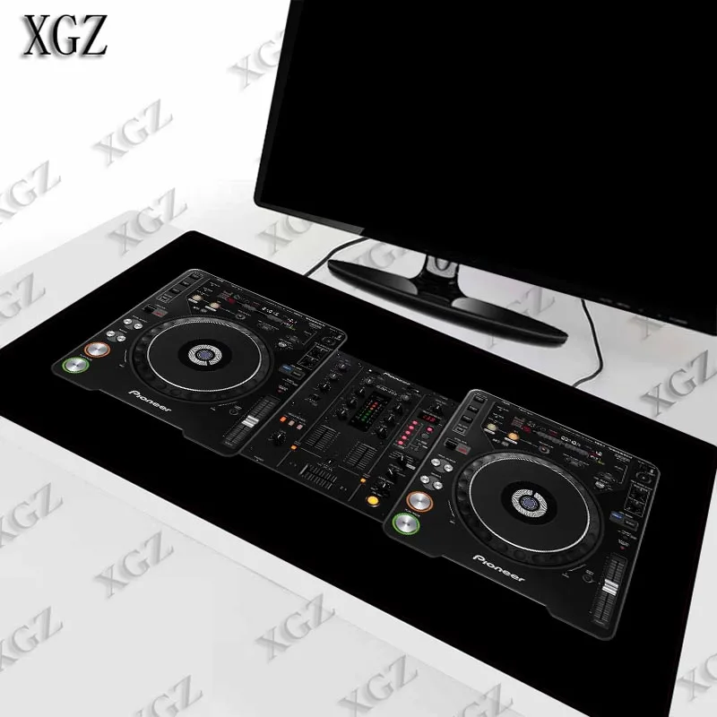 

XGZ Music DJ High Quality Locking Edge Gaming Mouse Pad Gamer Game pad Anime mat Speed Version For CSGO LOL dota2
