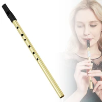 6 hole irish whistle flute key c clarinet flute tin penny whistle nickel plated brass musical instrument