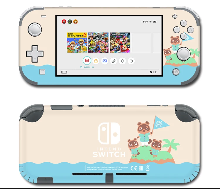 Виниловые защитные наклейки для экрана Nintendo Switch lite чехлы с перекрещивающимися