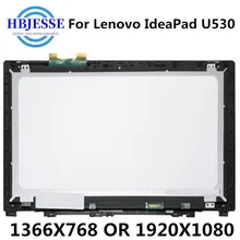 Original 15.6-inche HD OR FHD For Lenovo U530 Touch Laptop ideapad 80AS LCD Touch Screen Laptops DIgitizer Replacement Assembly