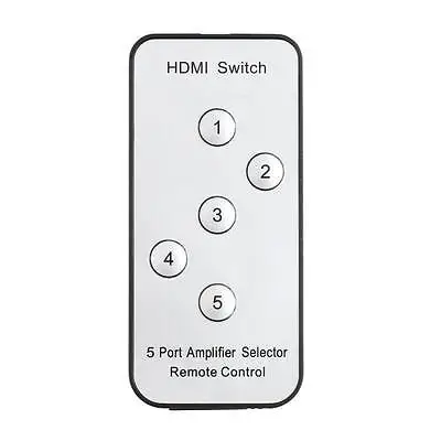 Новый HDMI концентратор 5 портов 1080P видео переключатель сплиттер с ИК-пультом