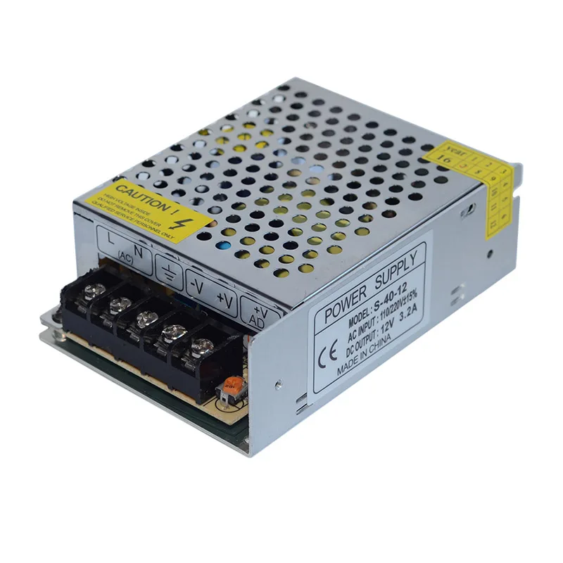 

50 шт., трансформатор для светодиодных лент, 12 В, 110 А, 40 Вт