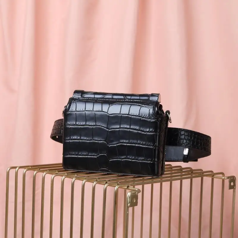Новинка 2020 женская сумка в стиле ретро поясная из натуральной кожи миниатюрная