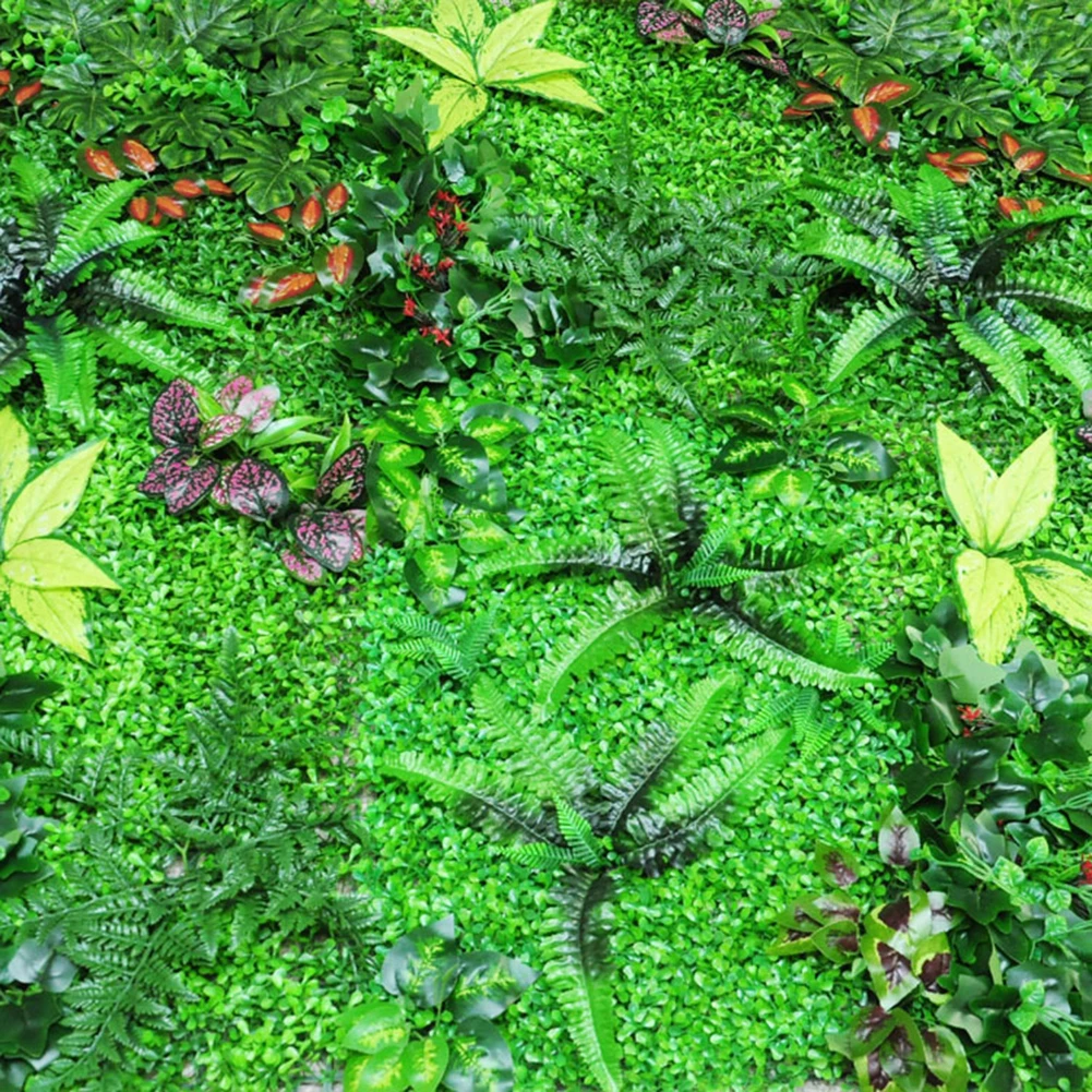 

Artificial Plants Mat Privacy Fence Screen Faux Greenery Wall Panels Decorative Suitable For Outdoor Indoor Biological