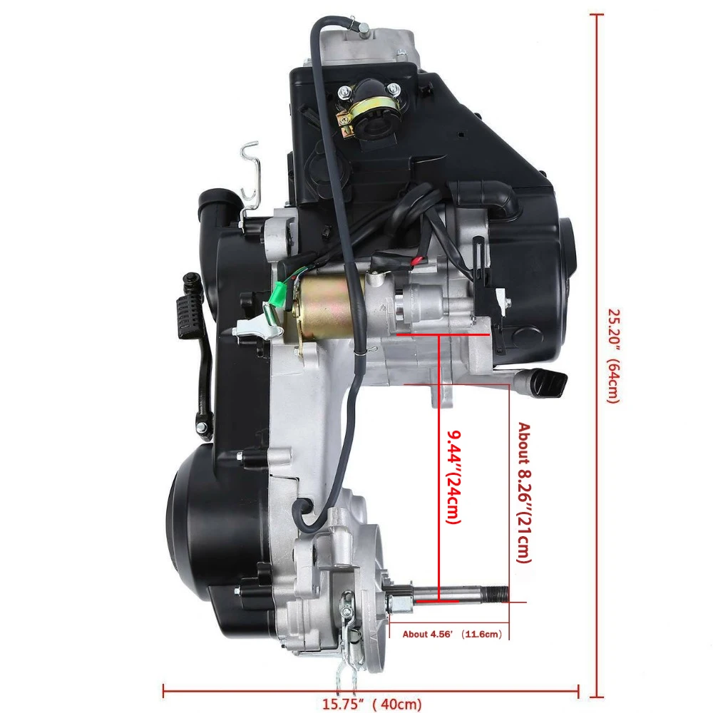 Samger 4 тактный GY6 125CC 150CC двигателя скутера ATV Go Kart мопед CVT комплект 150cc двигатель в