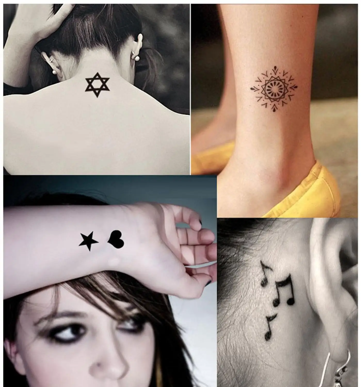 JYTOP новые модные съемные водостойкие временные тату-наклейки для тела DIY наклейки