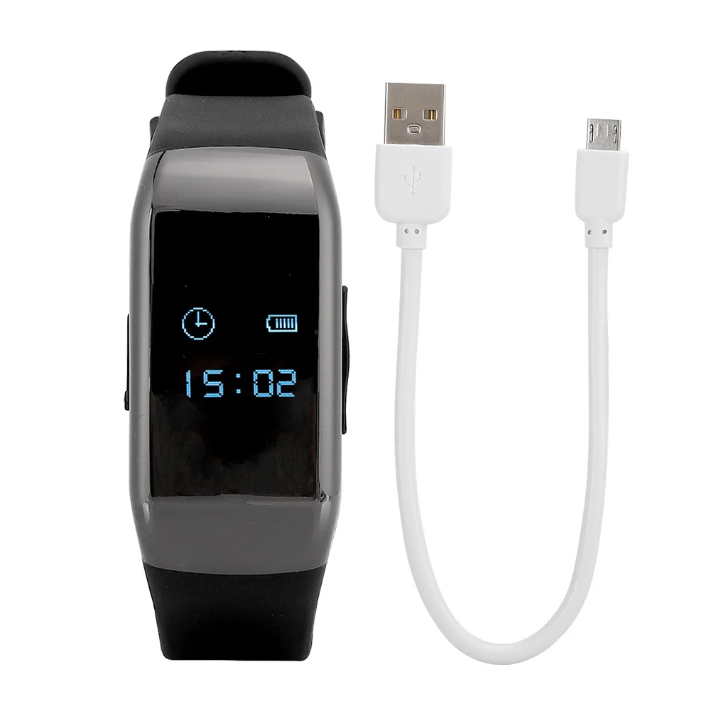 

HD 1080P Camera Wristband Watch Digital Audio Voice Recorder Bracelet Noise Reduction Recorder Wristband32GB