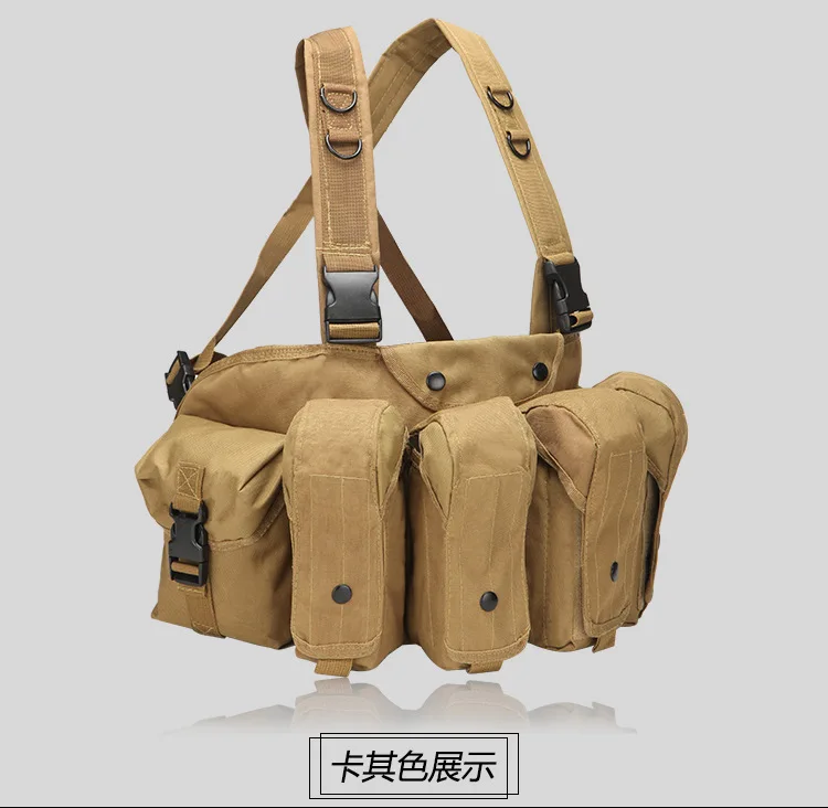 

Tactical Vest AK 47 Magazine Carrier Vest Airsoft Ammo Chest Rig Combat Tactical Military Hunting Gear