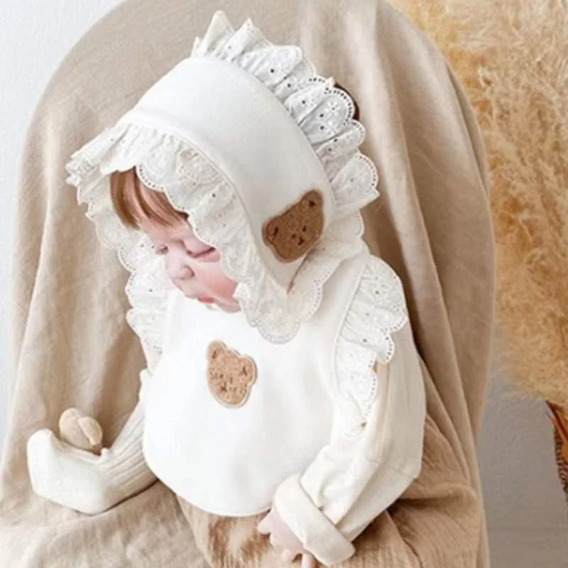 Набор повязок для волос с мультяшным медведем хлопковая детская одежда