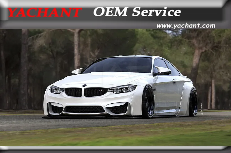 Набор для стайлинга автомобиля из стекловолокна FRP подходит 2014 2016 F80 M3 F82 F83 M4 LB LP