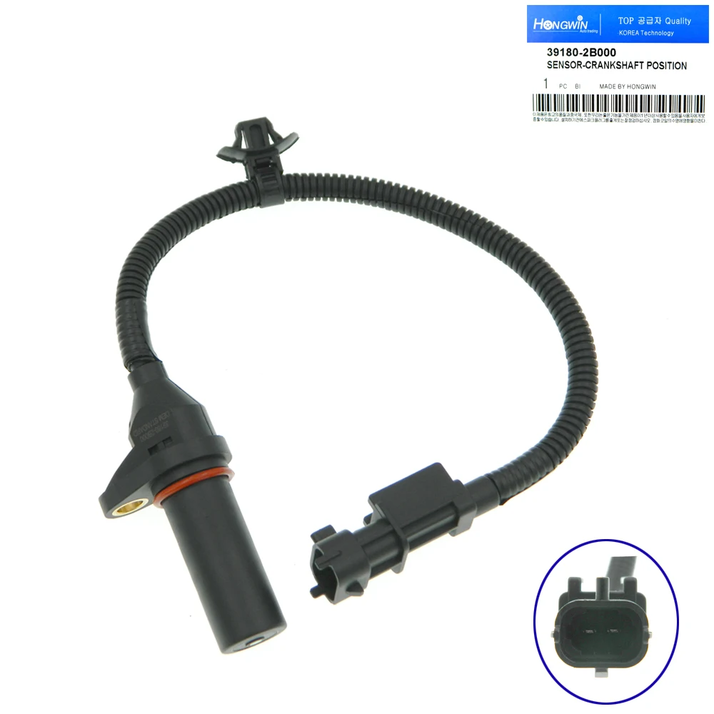 Датчик положения коленчатого вала для Hyundai i20 i30 i40 IX20/35 Veloster Accent KIA Rio Carens Cerato Soul