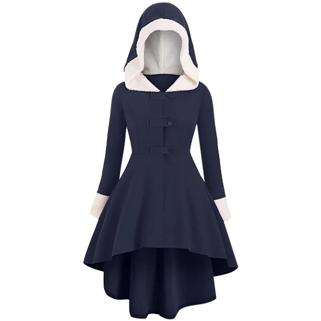 Размера плюс Женская толстовка с длинным рукавом на Рождество однотонная