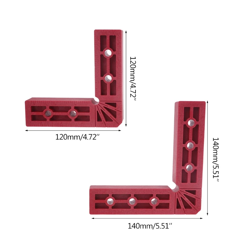 

157A Right Angle Corner Clamps 90 Degree Positioning Squares Plastic Woodworking Tool for Carpenters for Men Father Dad