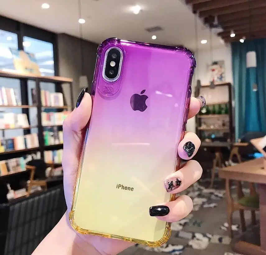 Protective case for iP 11 Pro XR XS Max 8 ultra thin crystal protective film shockproof soft | Мобильные телефоны и