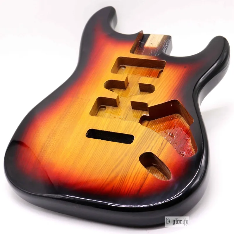 Sunburst Цвет ST электрогитара корпус гитара из ясеня аксессуары корпус гитары корпус хорошее качество