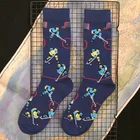 Модные спортивные носки для взрослых, хлопковые носки для езды на велосипеде, хоккея, футбола, регби, баскетбола, носки до середины икры, новинка 2021