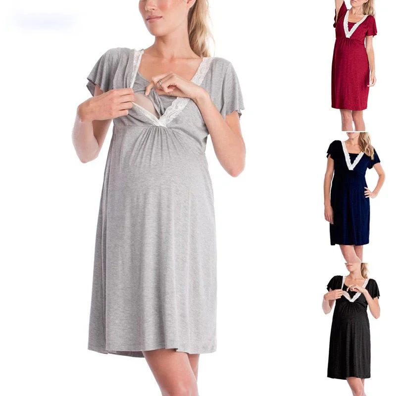 Summer Maternity Dress Maternity Clothing Pregnancy Dress Casual Dress Maturnity Dresses