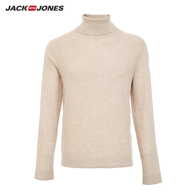 JackJones Мужской умный Повседневный свитер с длинными рукавами и высоким воротником 219324520