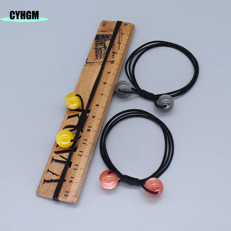 New Fashion korean amber Hair rope Accessories for Women hair ties Lovely elastic bands Girls Band F03-2 |