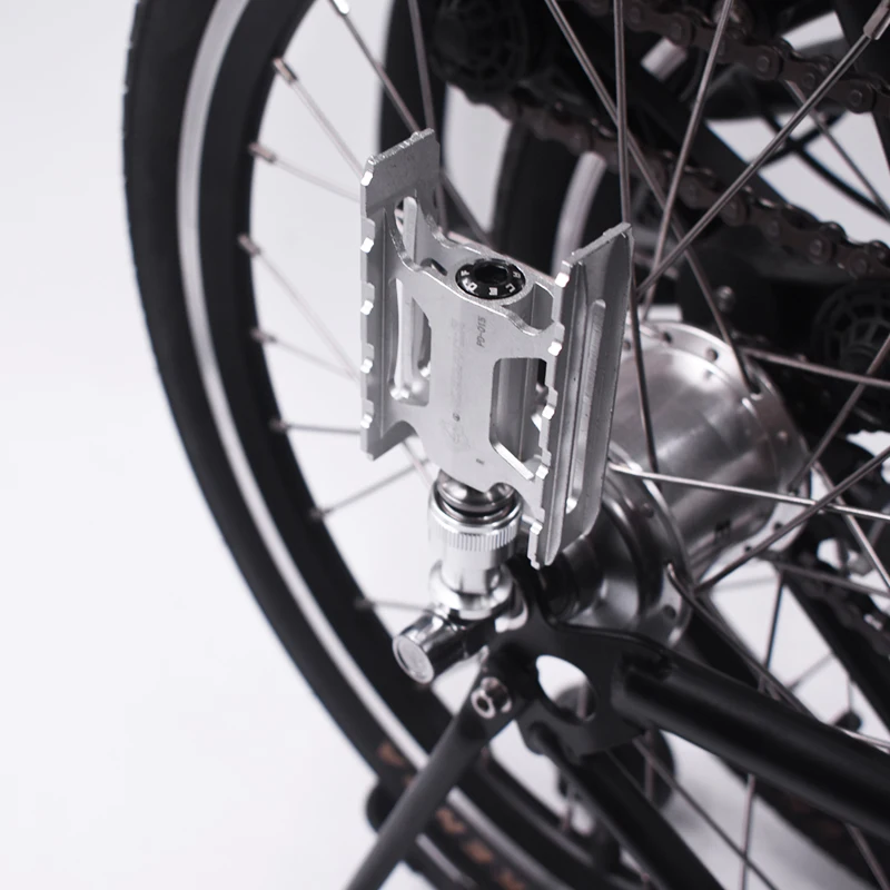 TWTOPSE педаль велосипеда титановые оси быстрый выпуск для Brompton велосипед CNC Легкие педали TI 3 подшипники сверхлегкие велосипедные педали