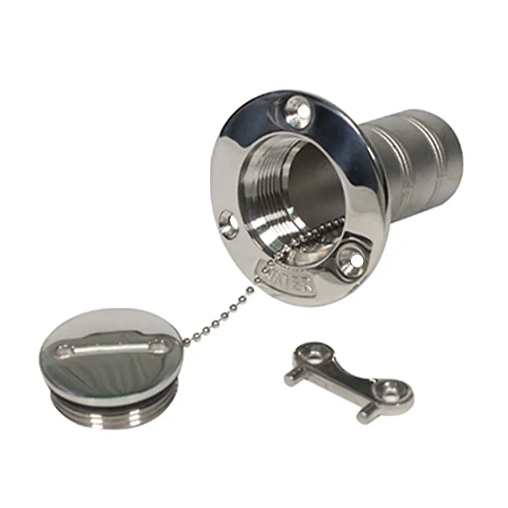 

Stainless Steel Yacht RV Deck Funnel Water Oil Inlet Filler with Keyless